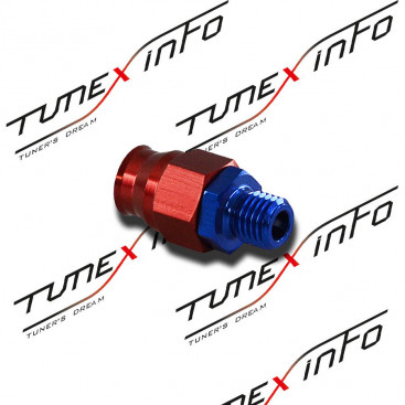 Фитинг под шланг тефлоновый PTFE AN4 переход M10 x 1.25 папа